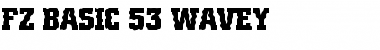 FZ BASIC 53 WAVEY Normal Font