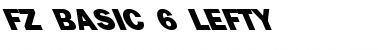 FZ BASIC 6 LEFTY Font
