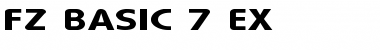 FZ BASIC 7 EX Normal Font