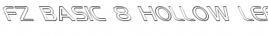 FZ BASIC 8 HOLLOW LEFTY Font