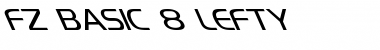 FZ BASIC 8 LEFTY Font