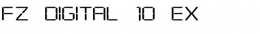 FZ DIGITAL 10 EX Normal Font