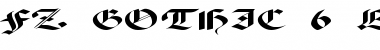 FZ GOTHIC 6 EX Font