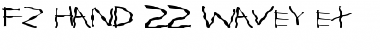 FZ HAND 22 WAVEY EX Normal Font