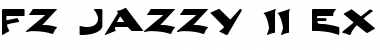 FZ JAZZY 11 EX Font