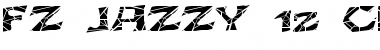 FZ JAZZY 12 CRACKED EX Font