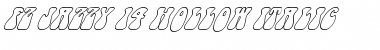 FZ JAZZY 14 HOLLOW ITALIC Font