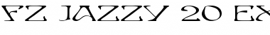 FZ JAZZY 20 EX Normal Font
