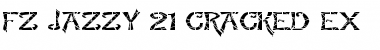 FZ JAZZY 21 CRACKED EX Font
