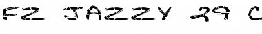 FZ JAZZY 29 CRACKED EX Font