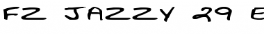 FZ JAZZY 29 EX Font