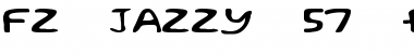 FZ JAZZY 57 EX Normal Font