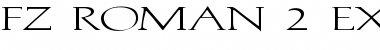 FZ ROMAN 2 EX Normal Font