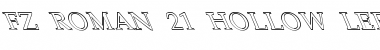 FZ ROMAN 21 HOLLOW LEFTY Font