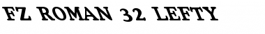 FZ ROMAN 32 LEFTY Font