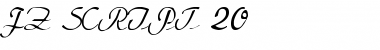 FZ SCRIPT 20 Normal Font