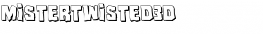 Mister Twisted 3D Font