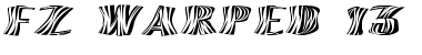 FZ WARPED 13 EX Font