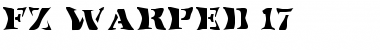 FZ WARPED 17 Font