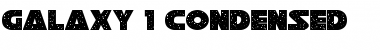 Galaxy 1 Condensed Condensed Font