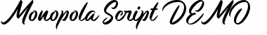 Monopola Script Font