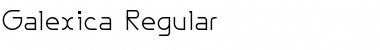 Galexica Regular Font