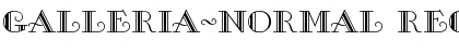 Galleria-Normal Font