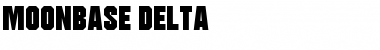 Moonbase Delta Regular Font