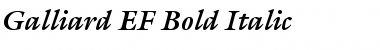 Galliard EF Bold Italic Font