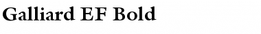 Galliard EF Bold Font