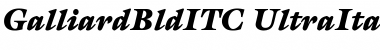 GalliardBldITC Font