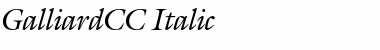 GalliardCC Regular Font