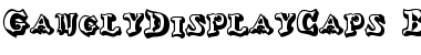 GanglyDisplayCaps Bold Font