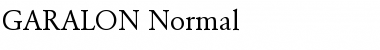 GARALON Font