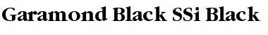 Garamond Black SSi Black Font