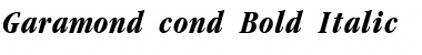 Download Garamond cond Font