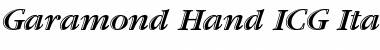 Garamond Hand ICG Italic
