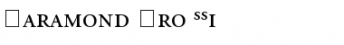 Garamond Pro SSi Regular Font