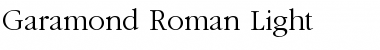 Garamond-Roman Font