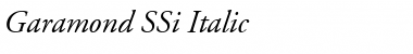 Garamond SSi Italic