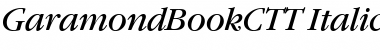 GaramondBookCTT Font