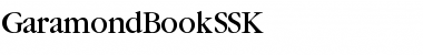 GaramondBookSSK Font