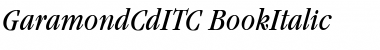 GaramondCdITC Font