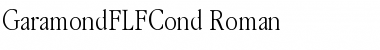 GaramondFLFCond-Roman Font