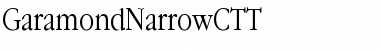 Download GaramondNarrowCTT Font