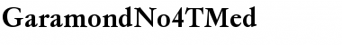 GaramondNo4TMed Regular Font