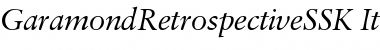 GaramondRetrospectiveSSK Font