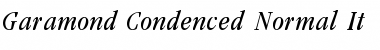 Garamond_Condenced-Normal-It Font