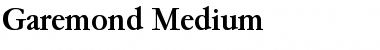 Garemond-Medium Regular Font