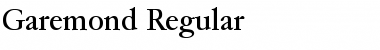 Garemond-Regular Font